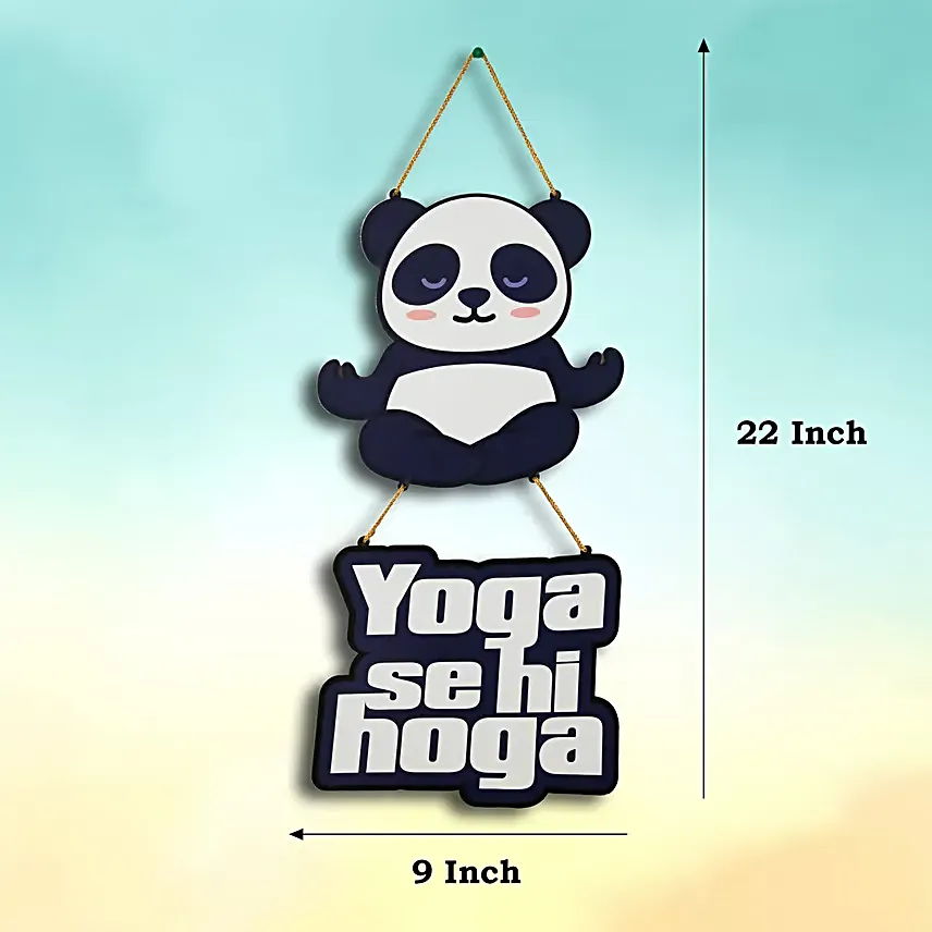 Yoga Se Hi Hoga Wall Hanging