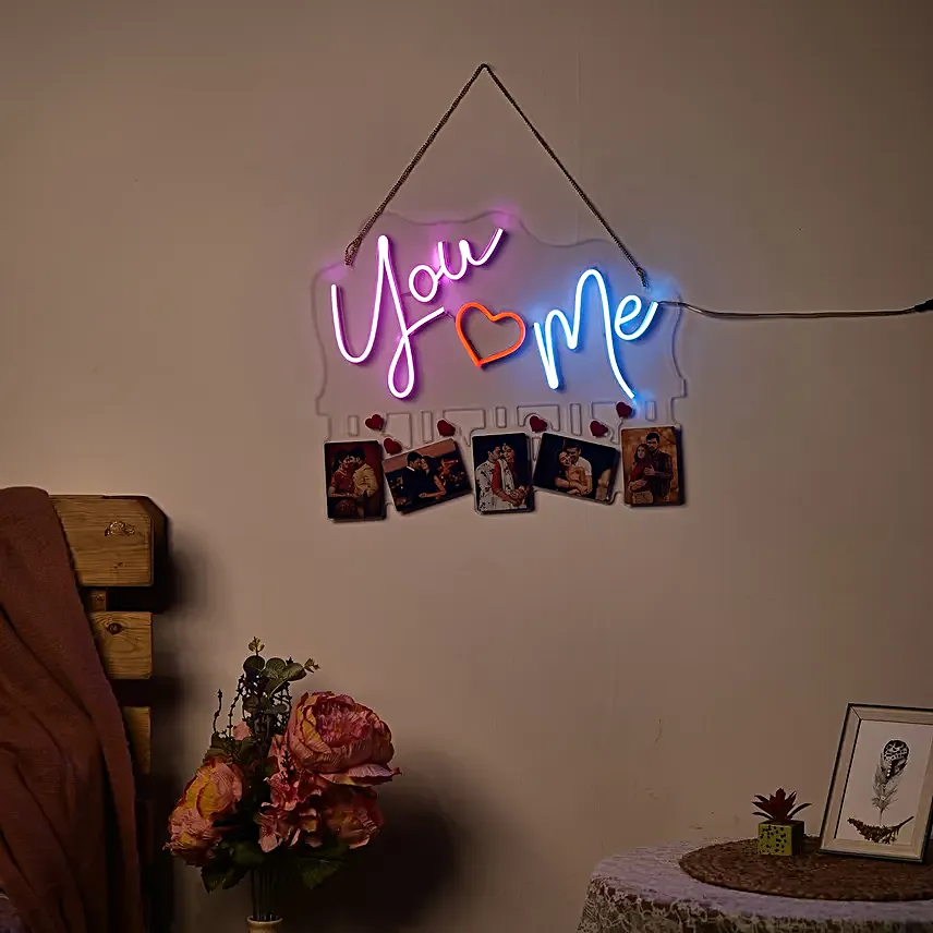 You N Me Neon Light N Photo