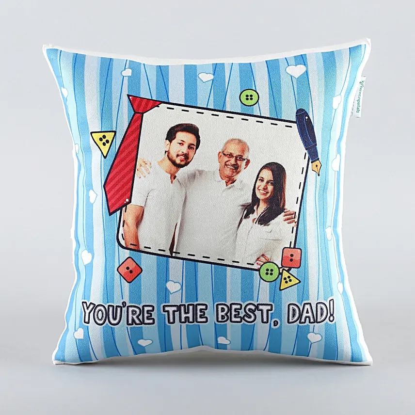 photo cushion for fathers day