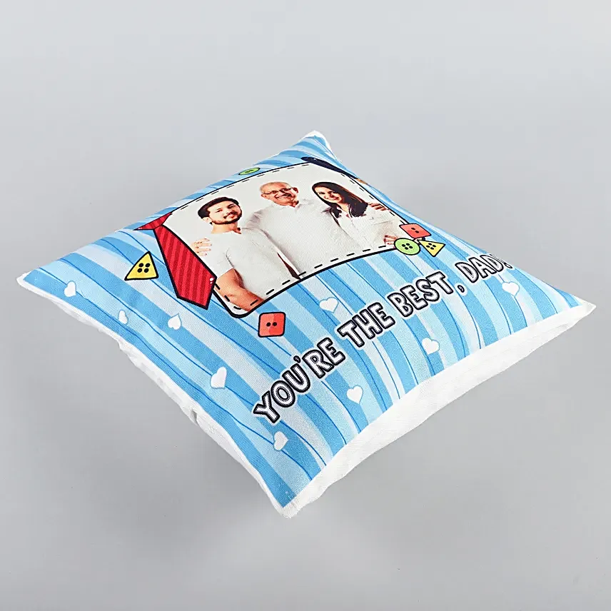 photo cushion for fathers day