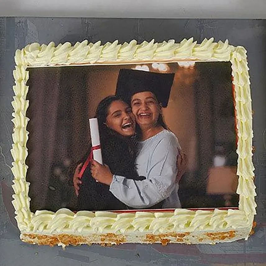 Butterscotch Personalised Photo Cake