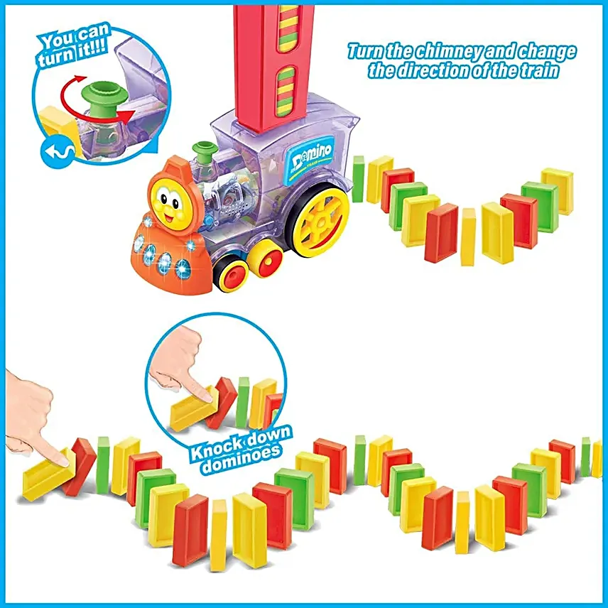 Zyamalox Domino Train Toy Set