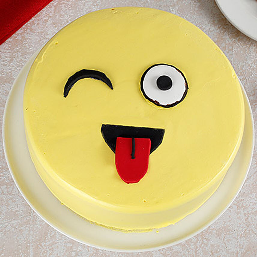 Tongue Emoji Cake