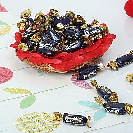 Chocolate Candy Basket:Candies