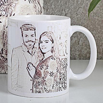 Couple Sketch Mug online:Mug