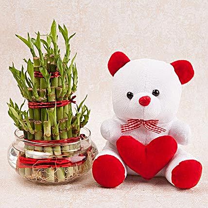 Soft Toy with Lucky Plant