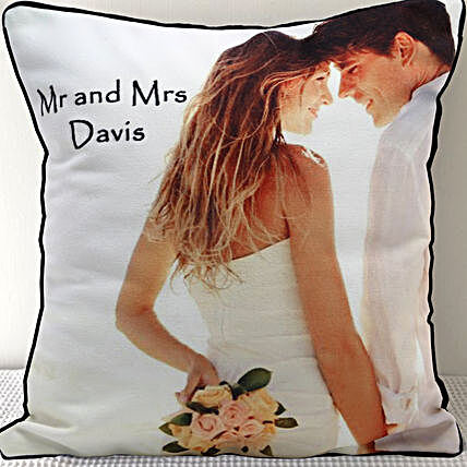 Mr n Mrs Personalized Cushion