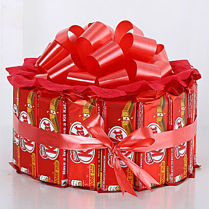 Kitkat Chocolate Bouquet chocolates:Valentines Day Gift Hampers