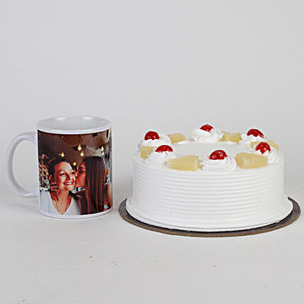Mothers' Day Pineapple Cake and Mug Combo