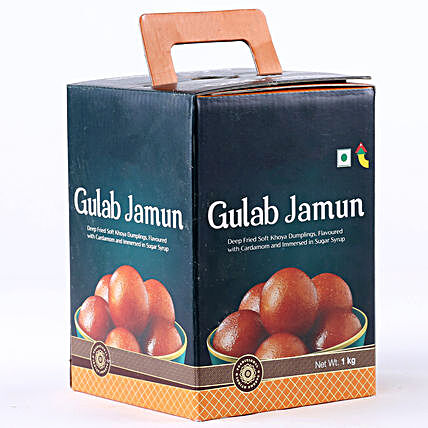 Tin of gulab jamun