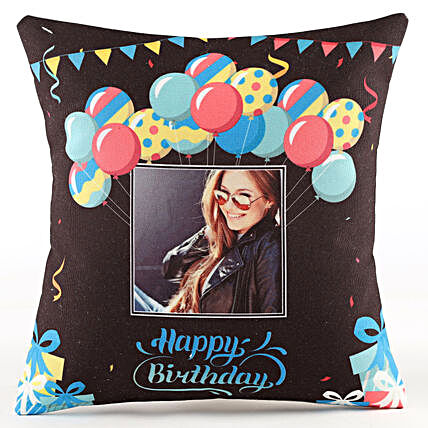 Birthday Balloon Printed Cushion Online