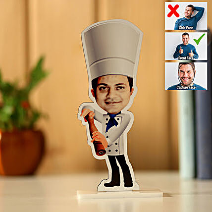 Online Personalised Chef Caricature:Send Caricatures