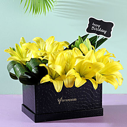 best flower box arrangement for birthday