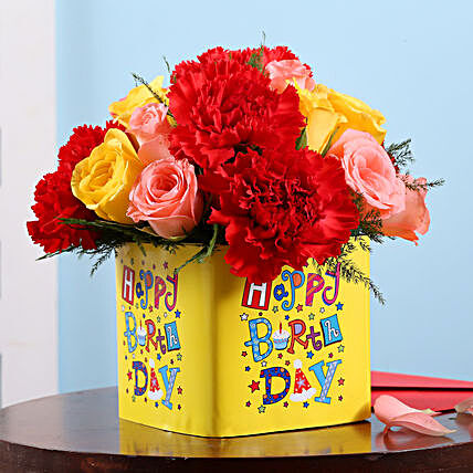 Online Birthday Floral Surpise:Mixed Flowers