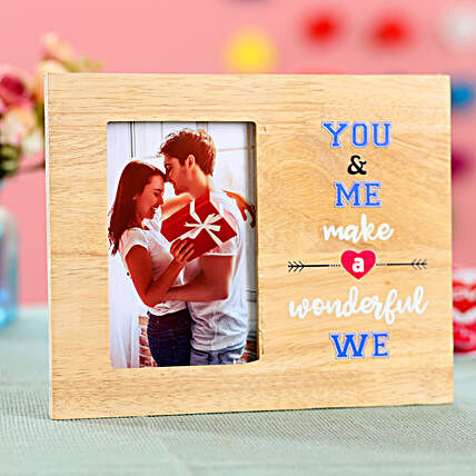 Online Personalised Couple Photo Frame