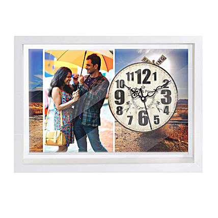 Wall Clock with Photo For Husband