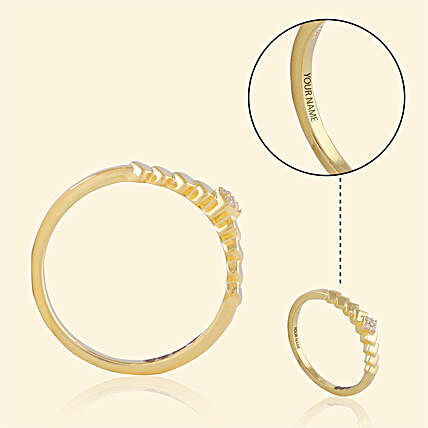 Customise Gold Ring Online:Personalised Jewellery