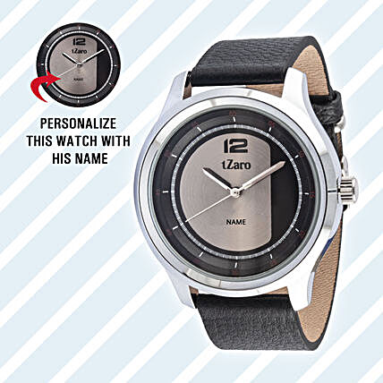 Personalised Brown Watch For Him
