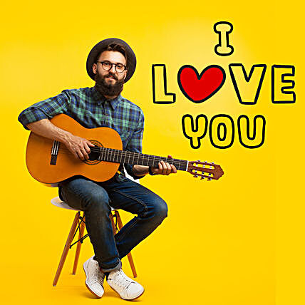 I Love You Romantic Tunes:Gifts N Guitarist Service