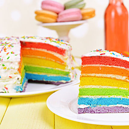 rainbow cake for kids