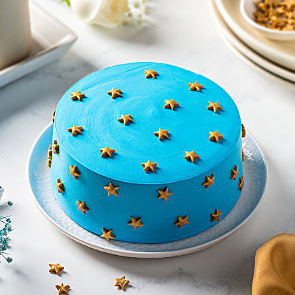 Blue Choco Cream Cake:Designer Cakes for Birthday