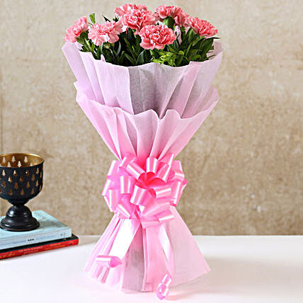 Pink Carnations N Love:Daughters Day Flowers