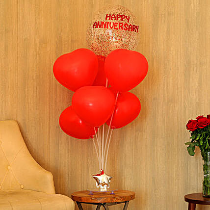 Red Balloons for Anniversary