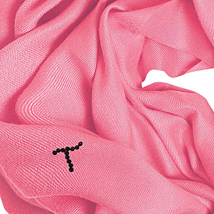 Online Customised Pink Pashmina:Scarves And Stoles