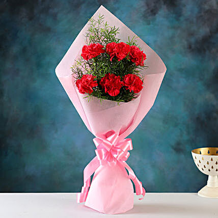 Send Online Pink Carnations Bunch