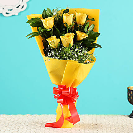 Yellow Roses Bunch Order Online