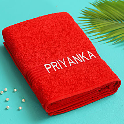personalised towel for her:Birthday Gifts for Girlfriend