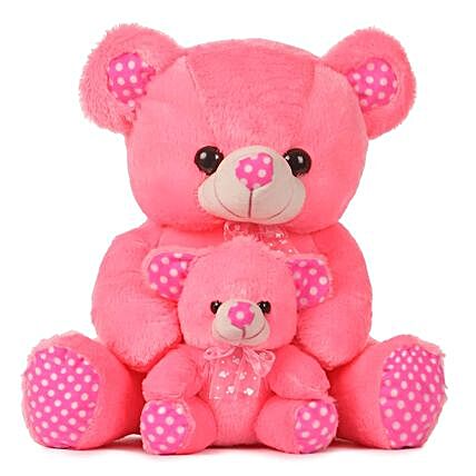 Online Teddy with Baby Bear:Soft Toys for Birthday