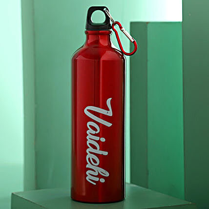 personalised water bottle for her:Send Personalised Message Bottles