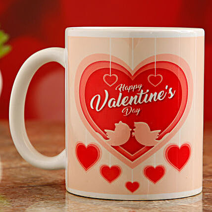 printed valentine day mug