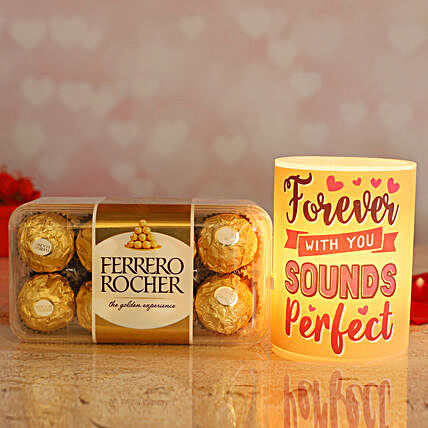 Forever With You Hollow Candle Ferrero Rocher Box