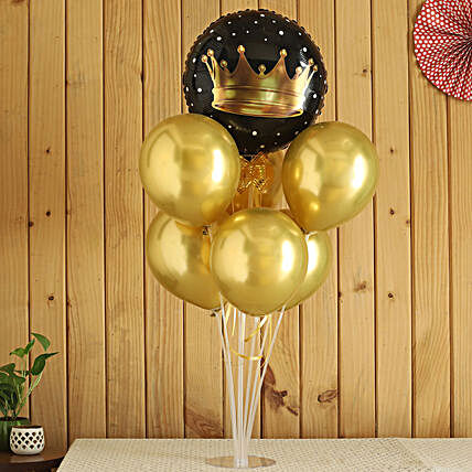 Special Crown Balloon Bouquet:Gifts for Brothers Day