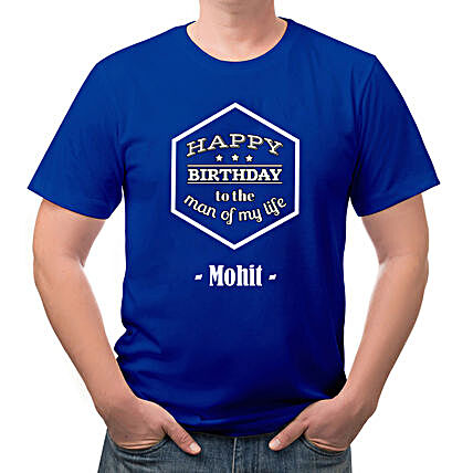 Birthday Personalised Cotton T shirt