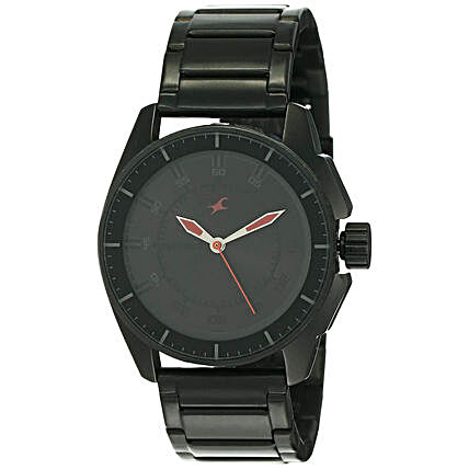 Fastrack Analog Black Strap Mens Watch:Buy Watches