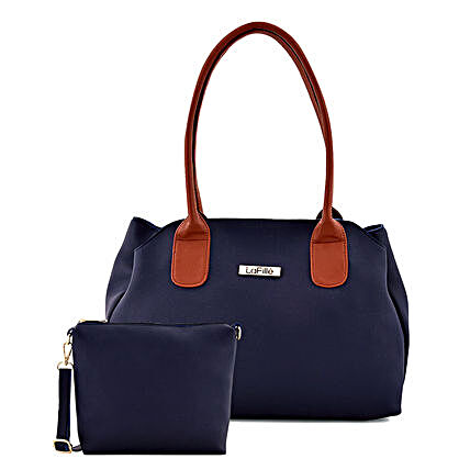 LaFille Blue Beauty Set of 2 Bags:Handbags and Wallets Gifts