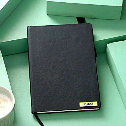 Custom Black Diary Online:Buy Personalised Stationery Set