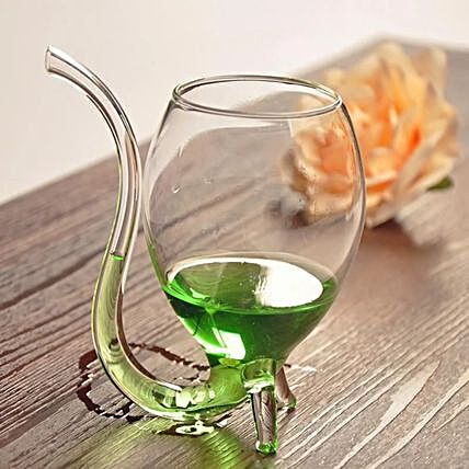 Online Straw Tube Wine Glasses