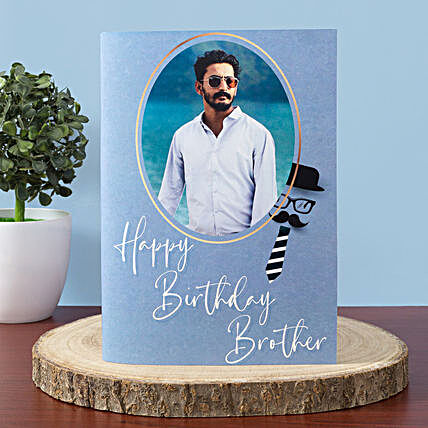 Personalised Happy Birthday Greeting Card For Brother:Buy Greeting Cards