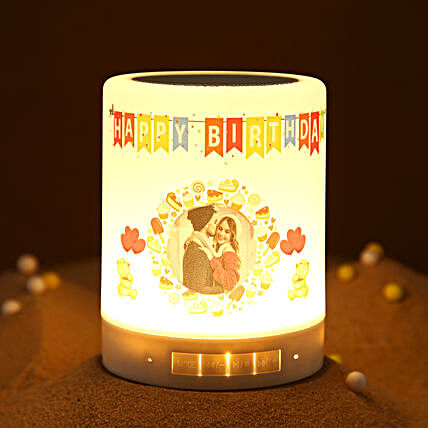 Personalised Happy Birthday LED Speaker:Personalised Gifts Bestsellers Birthday