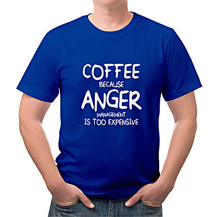 Coffee Lovers Special Unisex Blue T-Shirt