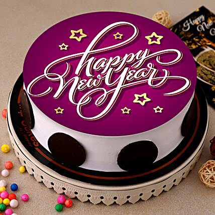 New Year Celebrations Cake:Gift Delivery In Ludhiana