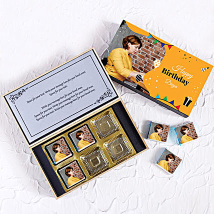Personalised Happiest Birthday Chocolate Box