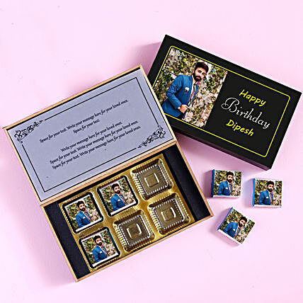 Personalised Birthday Special Chocolate Box:Personalised Chocolates
