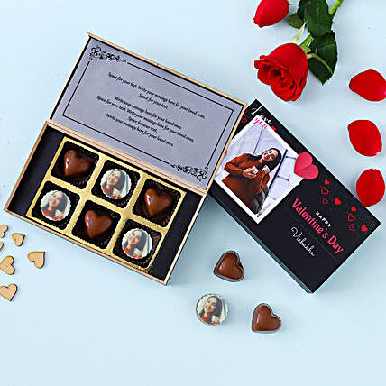 VDay Love You Personalised Chocolate Box