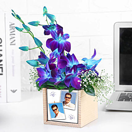 Ethereal Beauty Orchids In Personalised Table Organiser-picture-34