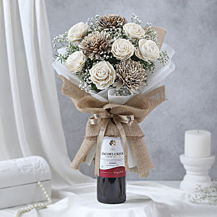Bubbles N Sola Belli Floral Gift Arrangement-picture-44